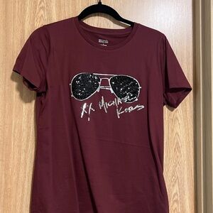 Michael Kors Sequin Sunglasses T-Shirt